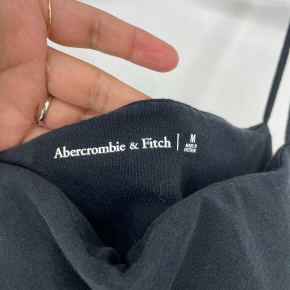 Abercrombie & Fitch Black Tank Top Size Medium - Picture 4 of 7
